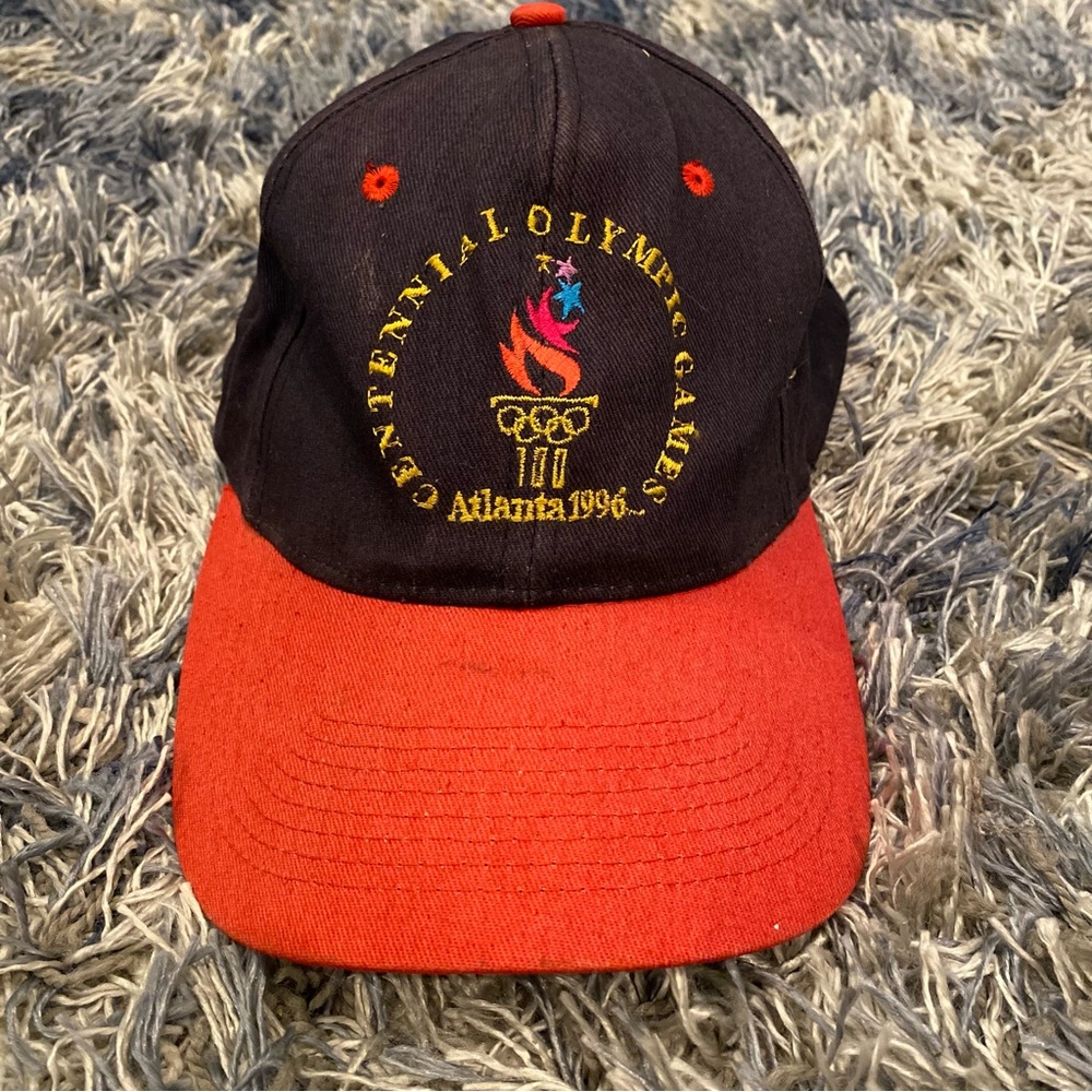 Vintage Snap Back Hat. 1996 Atlanta Olympics Official Baseball Cap